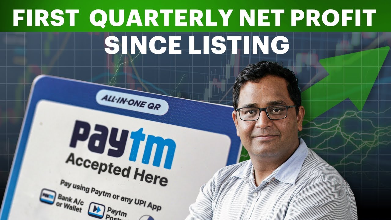 Paytm Q1 Results: First Ever Quarterly Net Profit Since Listing; Revenue Up 1.9% | Paytm Share Price
