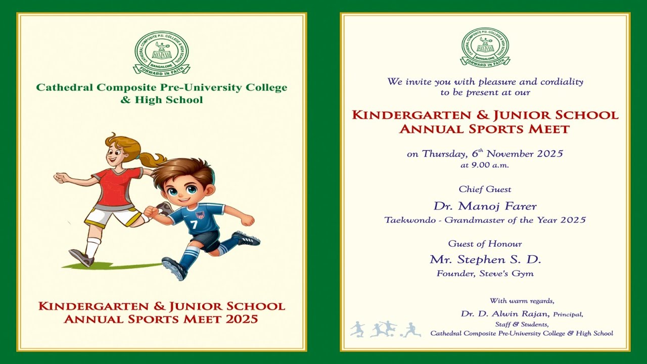 KINDERGARTEN & JUNIOR SCHOOL ANNUAL SPORTS MEET 2025