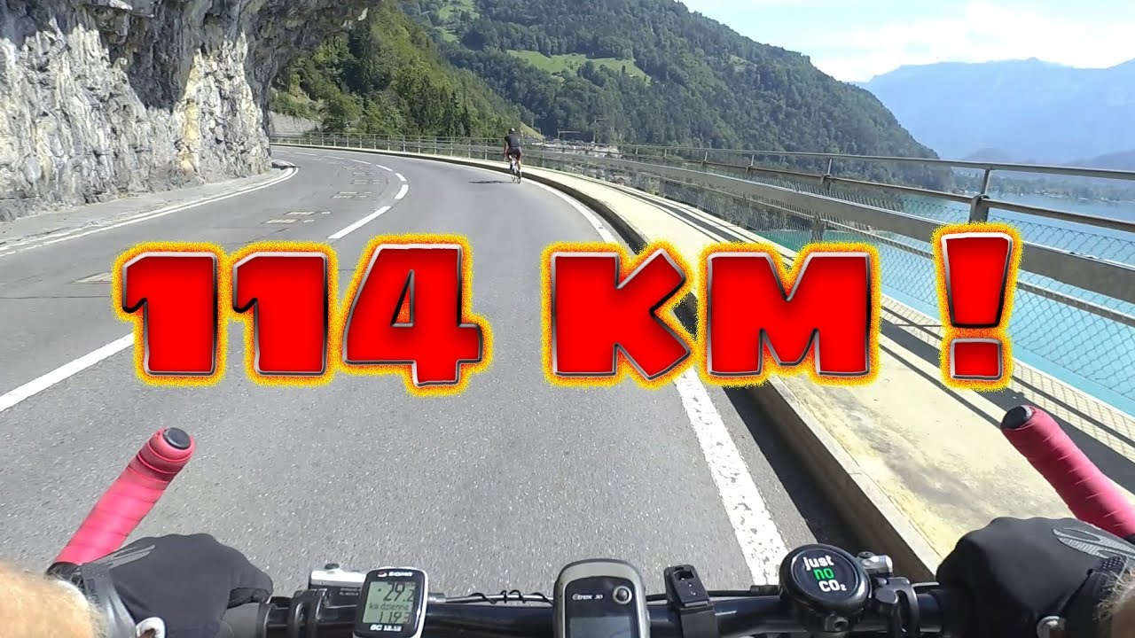 114km ROWEREM WOKÓŁ SZWAJCARSKICH JEZIOR! [DB# 43]