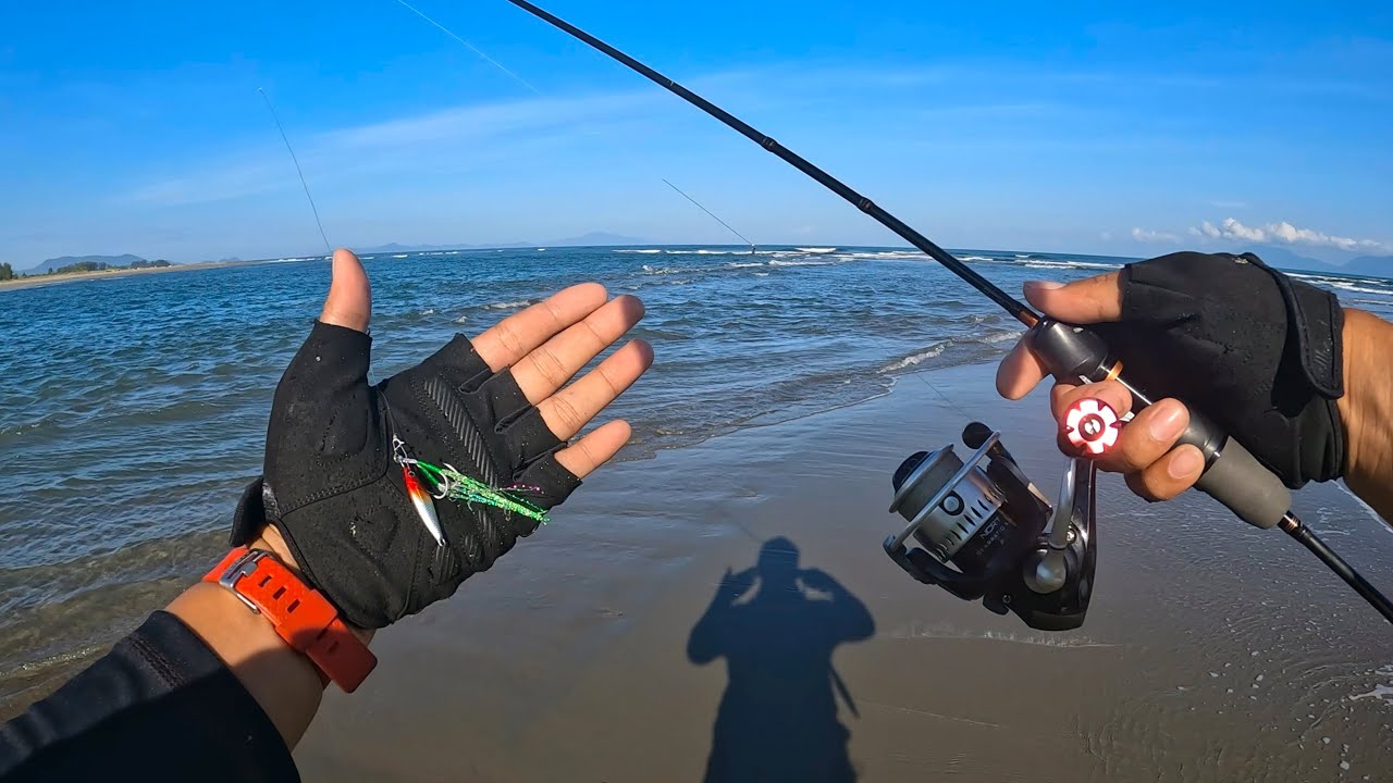 FULL STRIKE !! Micro Jig 7 Gram umpan Favorit Terlalu Gacor di Spot Pintu Air
