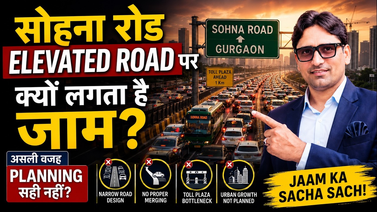 Sohna Road Elevated Road पर क्यों लगता है जाम? 😱 ये हैं बड़े कारण