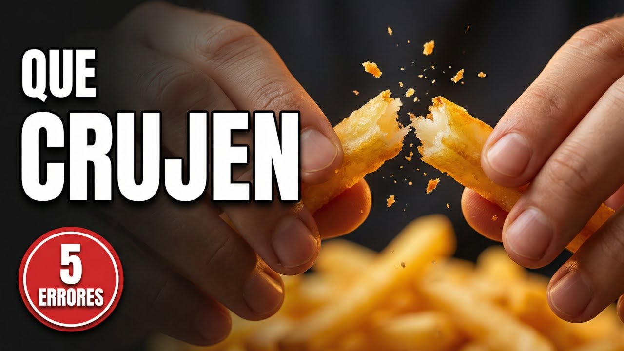 Nunca más papas blandas: 5 errores que arruinan el crocante