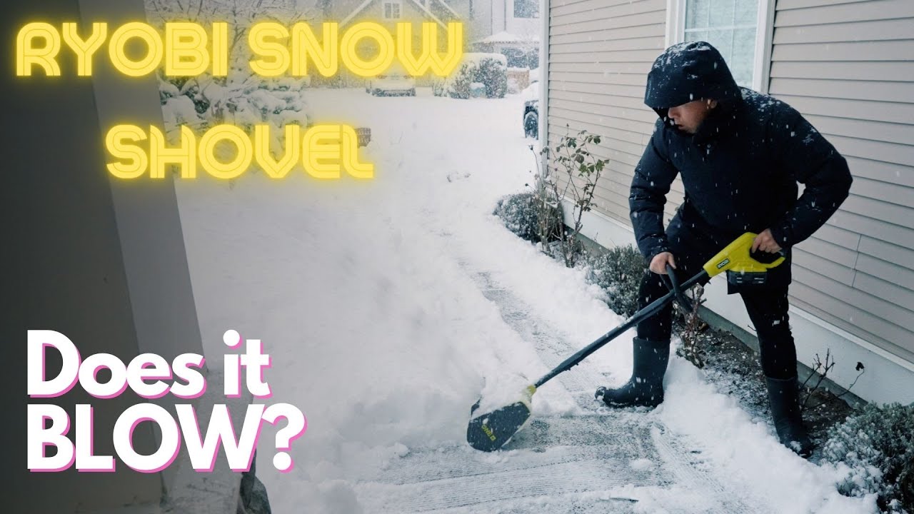 Лопата для снега RYOBI 18 В 10 дюймов --- ЭТО СУПЕР!!! =( Честный отзыв