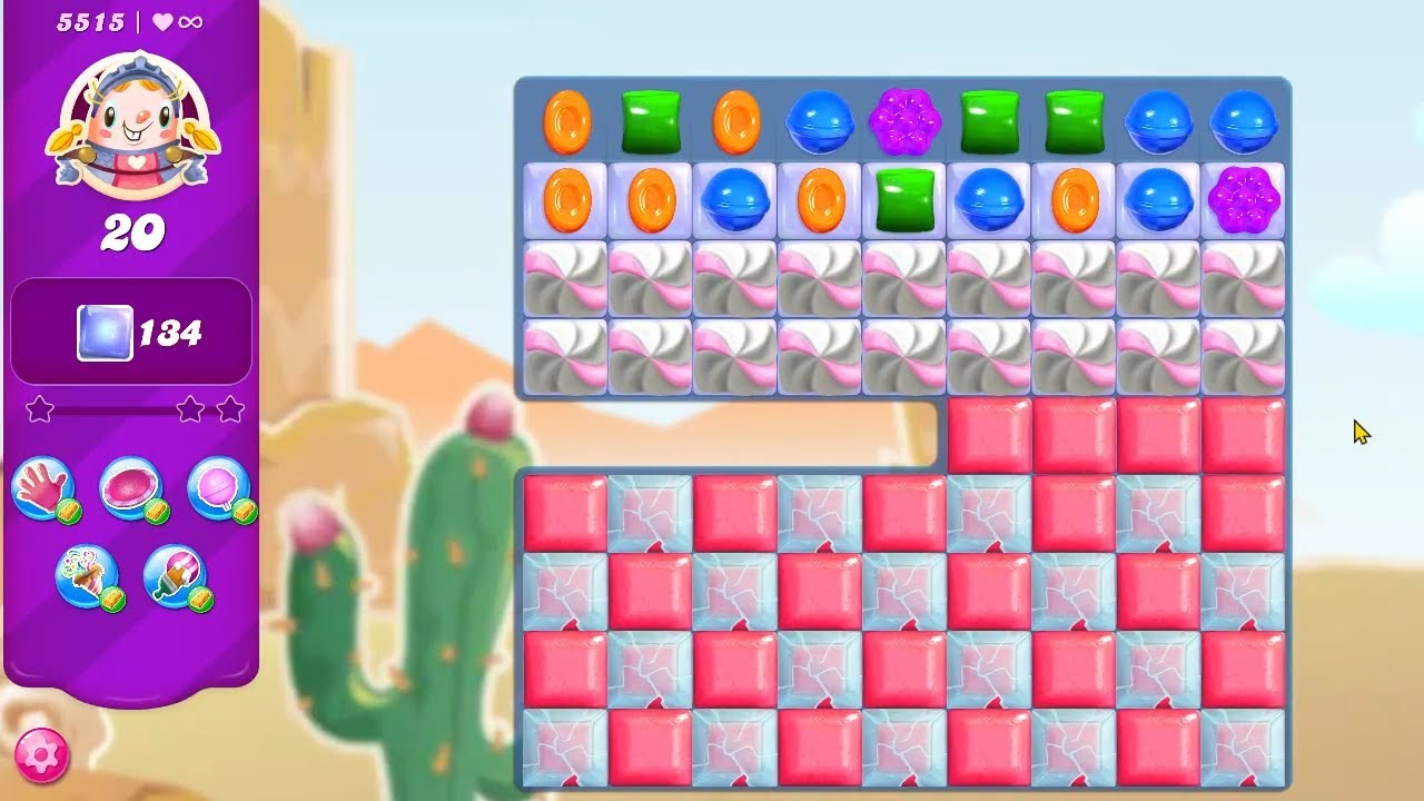 Candy Crush Saga LEVEL 5515 NO BOOSTERS (new version)