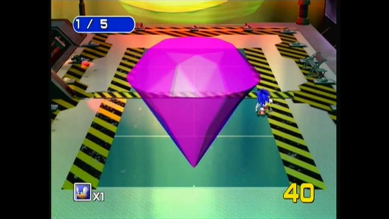 Sega Superstars Tennis - Sonic the Hedgehog 7 - Chaos Emerald Dash