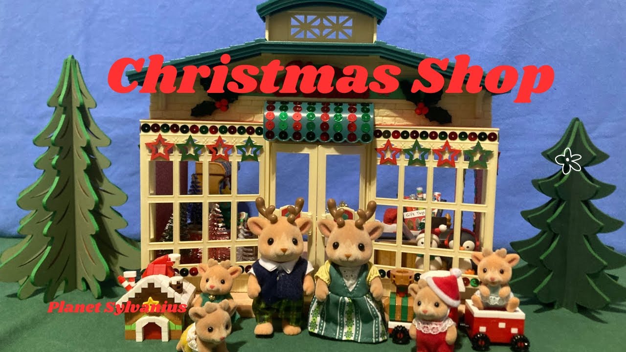 How I made a miniature Christmas Shop