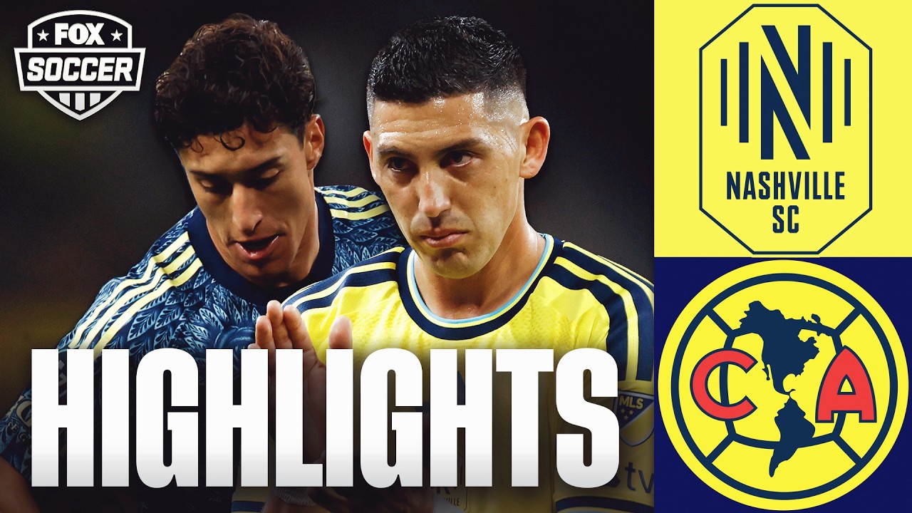 Nashville SC vs. Club Am&eacute;rica Concacaf Champions Cup Highlights ⚽️ FOX Soccer