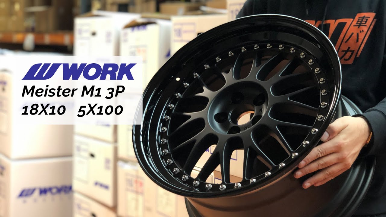 A Closer Look at WORK Wheels Japan Meister M1 3P 18x10 ET36 5x100