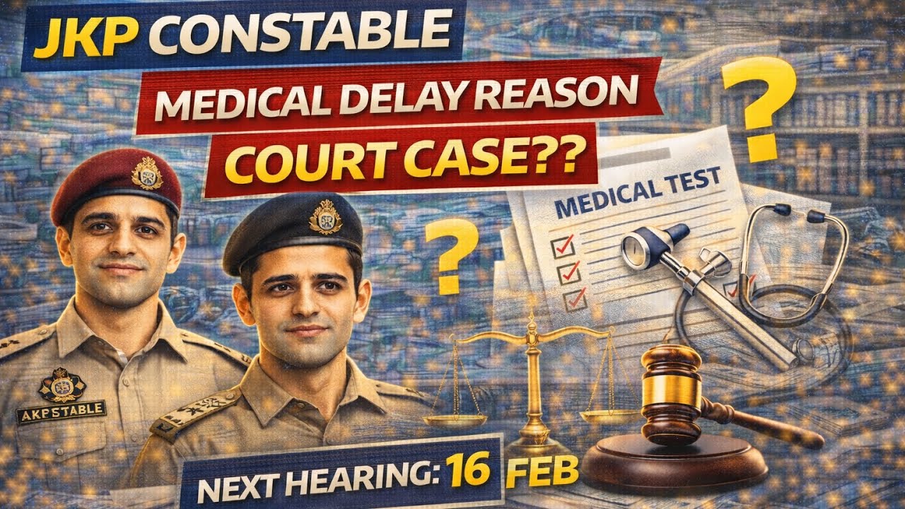 Jkssb JKP Constable medical delay reason? CAT case impact on medical?? #jkpconstable #medical    