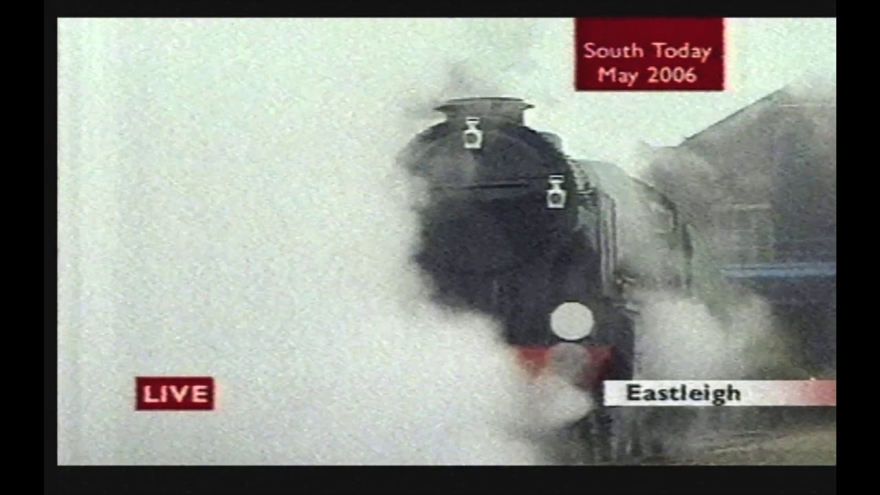 Southern Lord Nelson Steam Loco WSR Mainline Steam service Trials BBC South Today News.