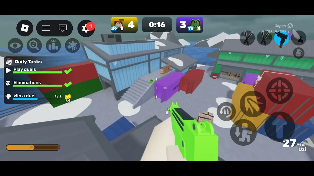 1st video of channel #rbx #rivals #playinggame