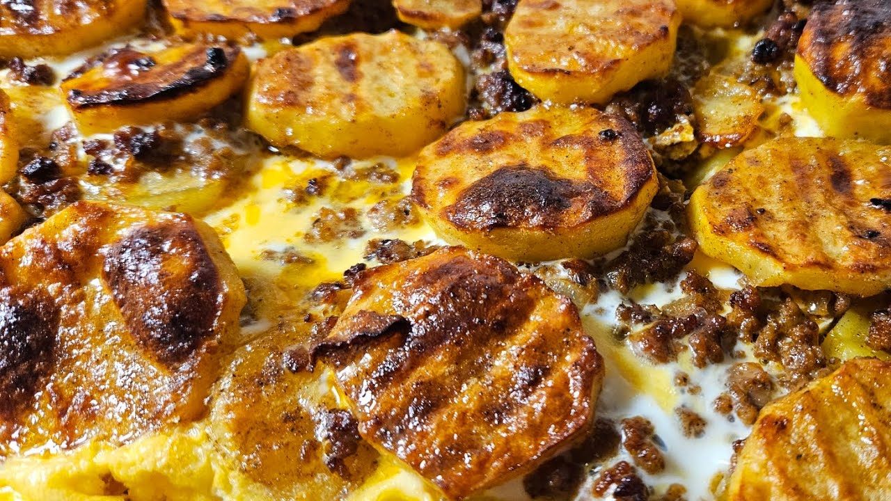 Musaka sa krompirom i mljevenim mesom - Ovo morate probati !!! -Moussaka with potatoes and meat