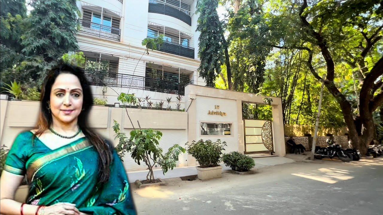 MUMBAI HEMA MALINI HOUSE & MUMBAI ALL INDIAN BOLLYWOOD ACTORS ACTRESSES HOUSE'S IN 4K|HDR