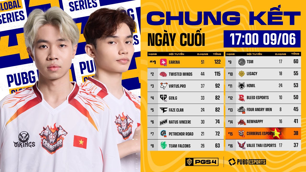 🏆[PGS 4] CHUNG KẾT - NGÀY CUỐI: CERBERUS Esports, Petrichor Road, NAVI, Twisted Minds, TSM,...