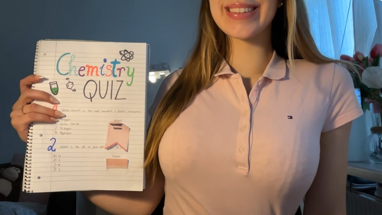 asmr chemistry quiz 🧪👩🏻‍🔬