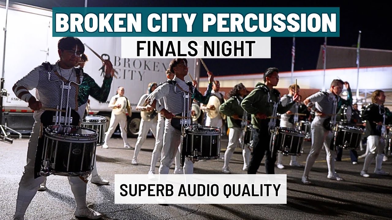 Broken City Percussion 2025 - Show Music (Superb Audio Quality)