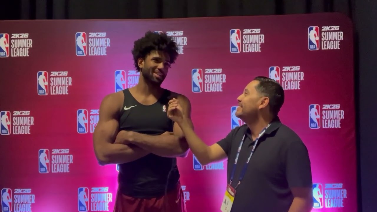 Reacción de Norchad después de su primer partido en la NBA Summer League