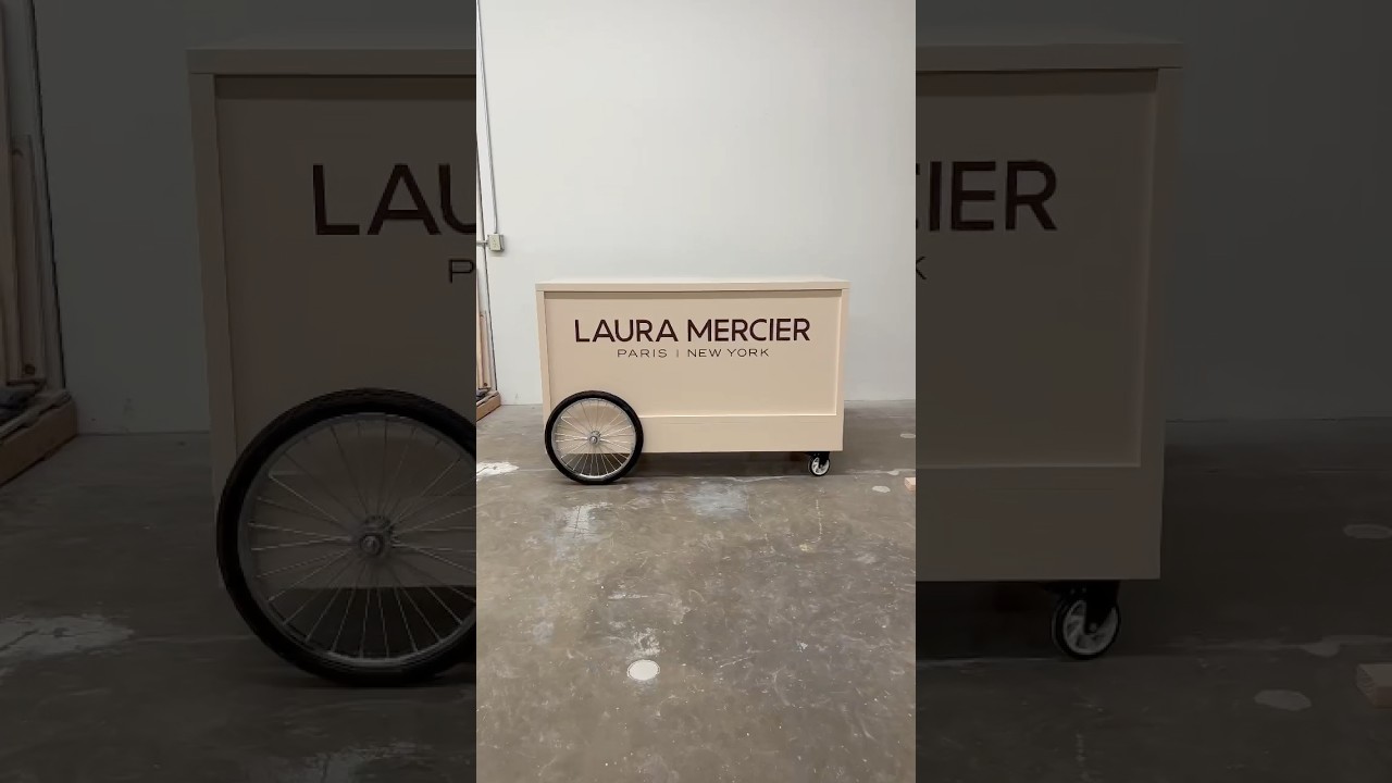 Building a Collapsible Custom Cart for Laura Mercier | Event Display Build