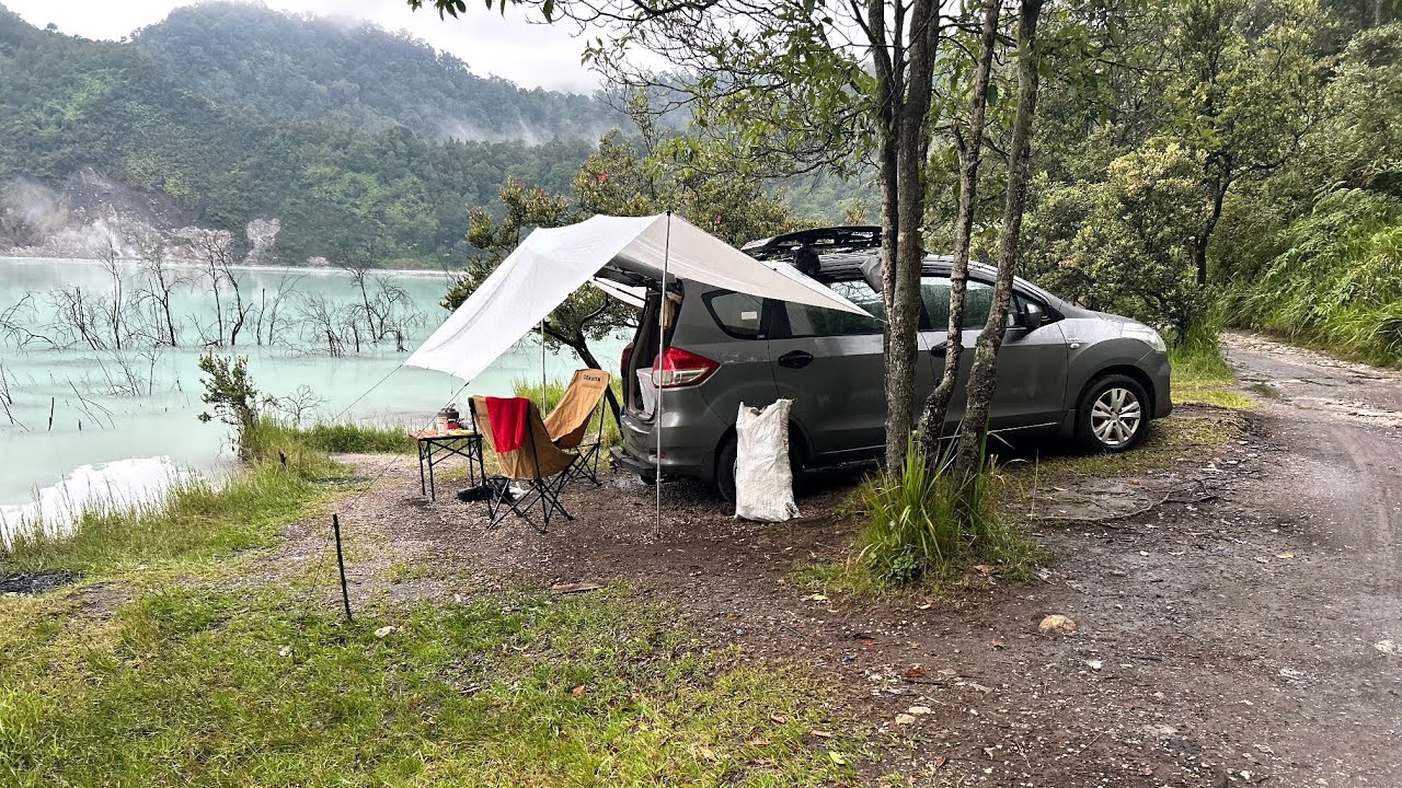 Niat Camping Malah Campervan diTalaga Bodas Garut, Dingin dan Syahdu Bangetttt!!!!