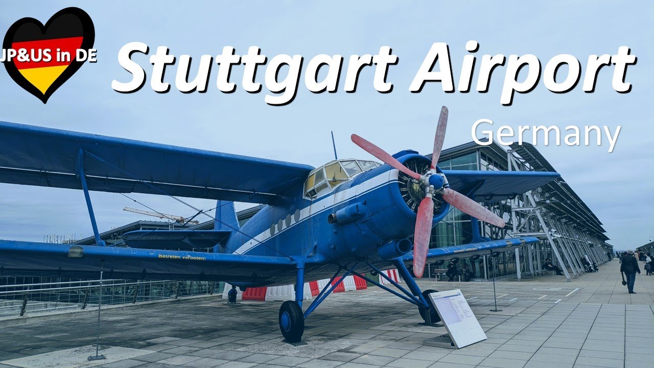 【Stuttgart Airport】🇩🇪Explore Stuttgart Airport in Germany / Fly STR / Walking Tour