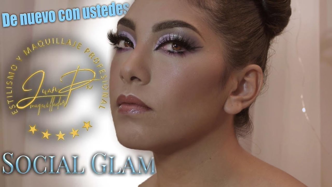 Paso a paso maquillaje social glam.