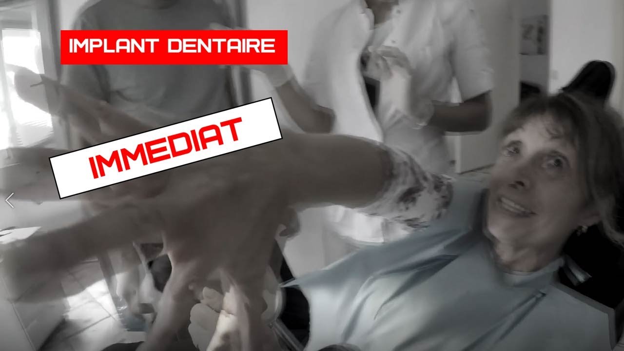 Elle refais toutes ses dents avec des implants dentaires immédiats en Suisse avec Anveli