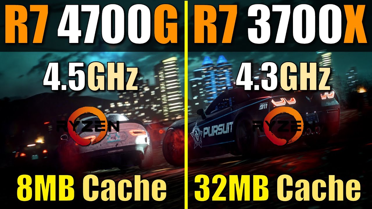 Ryzen 7 4700G vs. Ryzen 7 3700X | Does Cache Size Matter?