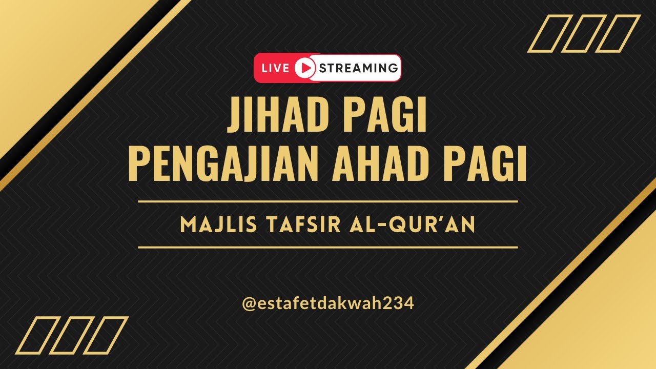 JIHAD PAGI MTA 1 FEBRUARI 2026 - MENEBARKAN KASIH SAYANG BAG. 1