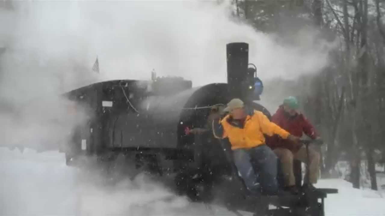 Lombard Log Hauler First Snow Run with Steam