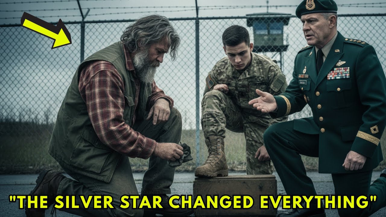 The homeless veteran polished recruits’ boots — until a general saw the Silver Star