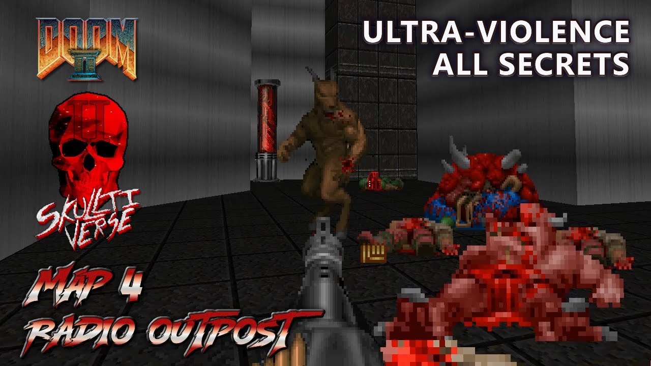 Doom 2 - Skulltiverse II - Map 4 - Ultra-Violence - All Secrets