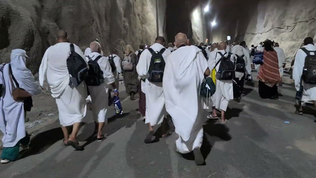 Muzdalifa from Arafat by Train. Alhamdulillah