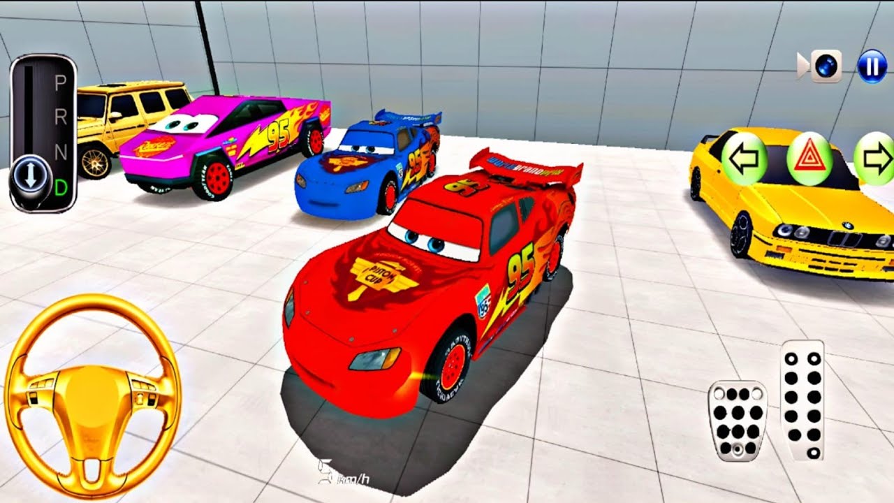 Lightning McQueen Car Drive - Funny Gameplay Walkthrough - Android Gameplay 