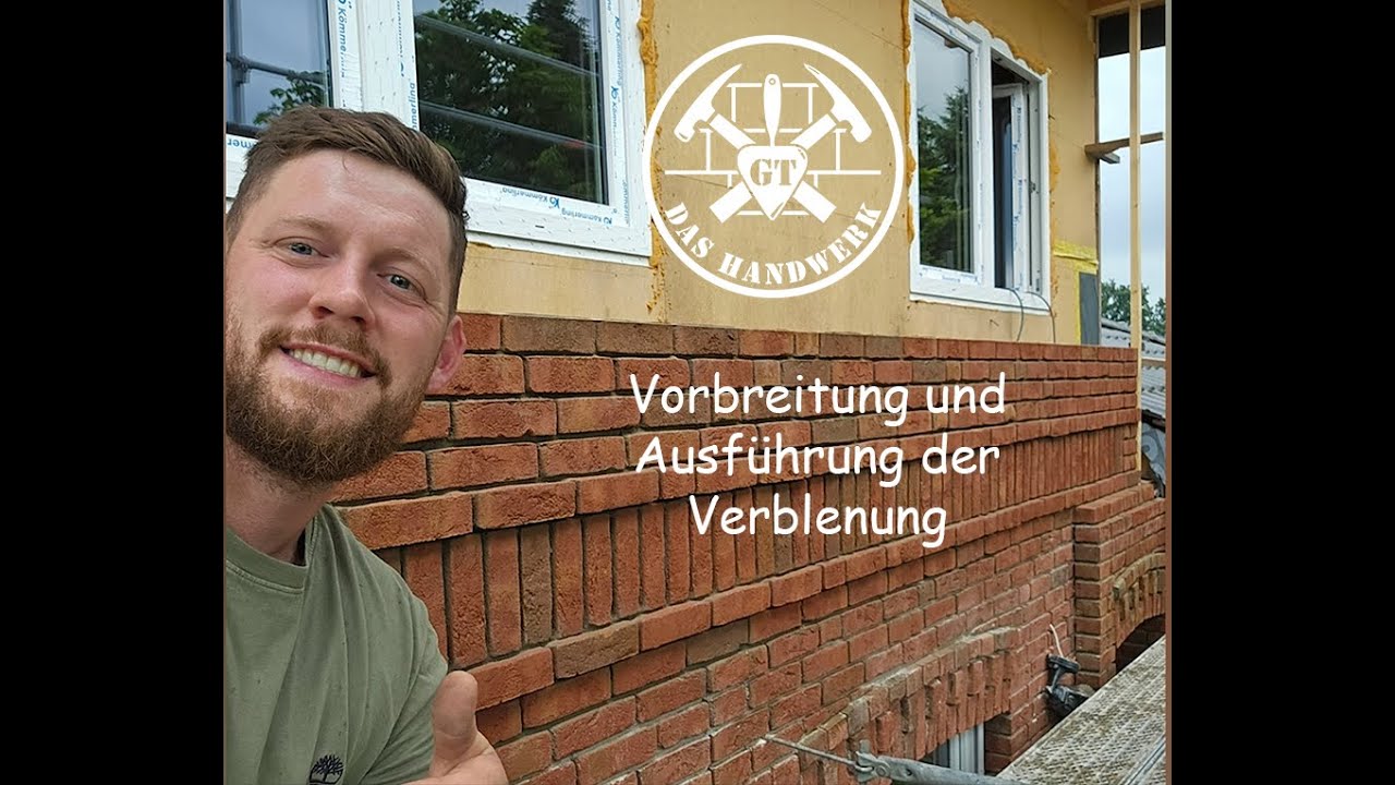 Gaube | Die Verblendung geht los mit einem schönen Zierbalken