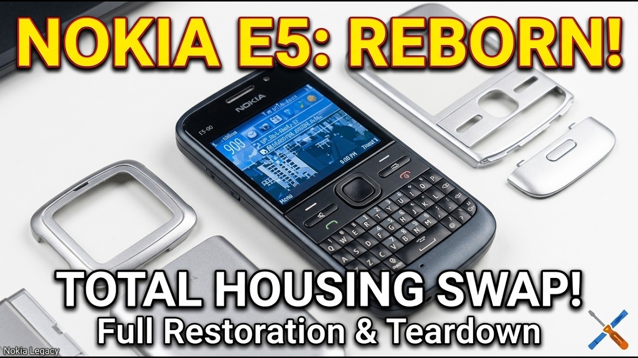 Nokia E5-00 – Housing Swap & Disassembly