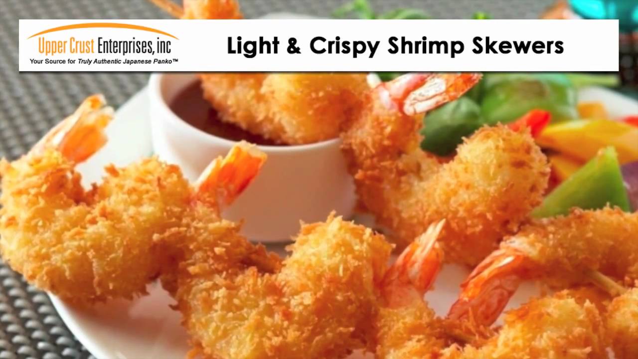 Light & Crispy Shrimp Skewers
