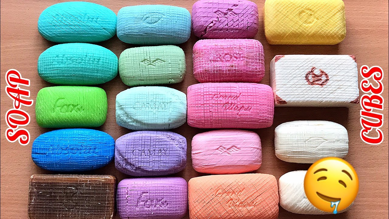 [ASMR] SOAP CUBES CUTTING. The Most Satisfying Video *relaxing sounds*