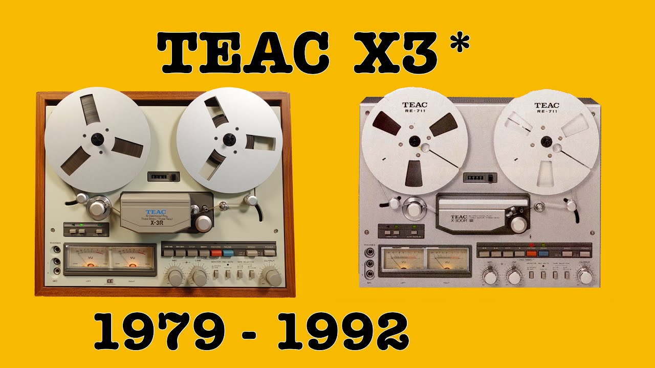 Бюджетные катушечные магнитофоны TEAC — серия X3