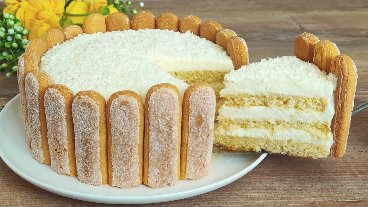 🍋У вас есть лимон? Самый влажный лимонный торт, который тает во рту! Торт за 15 минут!!