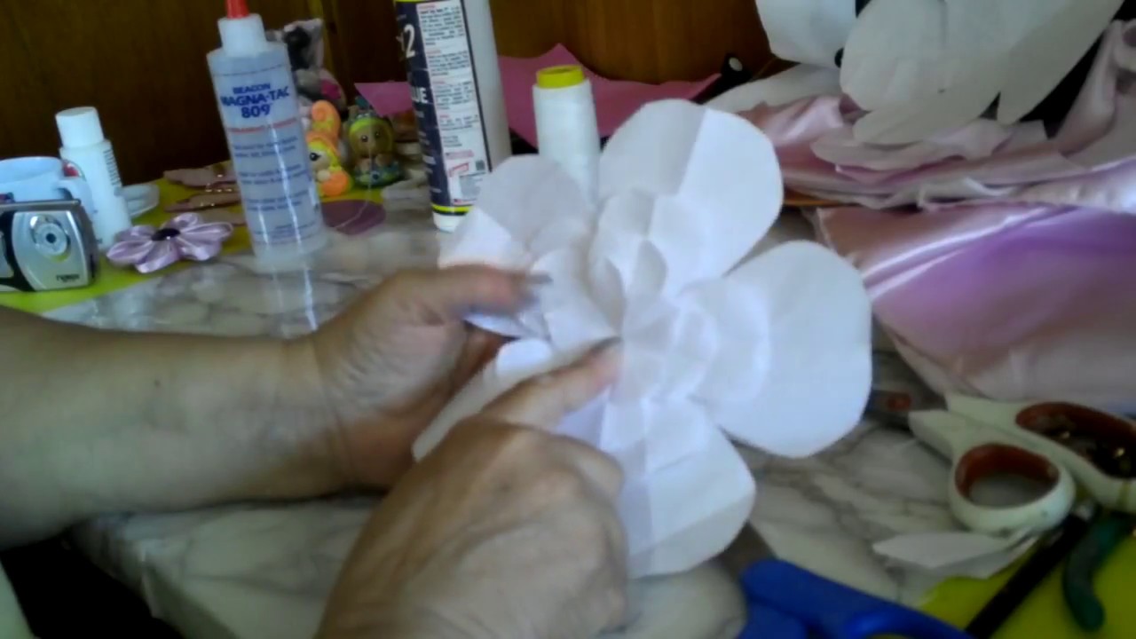 Como hacer un moldes de flor 5 petalos/How to make a flower template