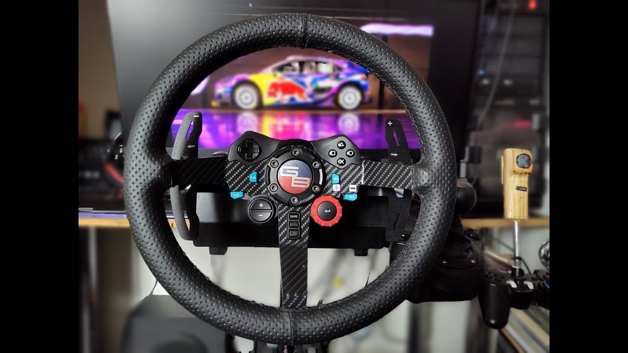Tutorial - Volante + Shift Paddle Logitech G29 - 923- 920 - Freio de Mão - Handbrake - GridBurn MOD
