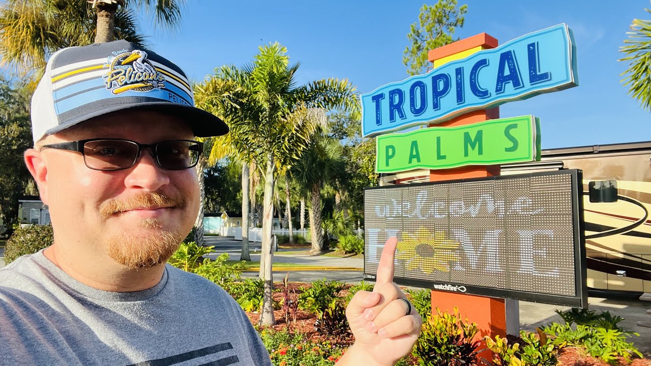 Полный тур по кемпингу и коттеджам Tropical Palms Resort | Киссимми, Флорида | 2022