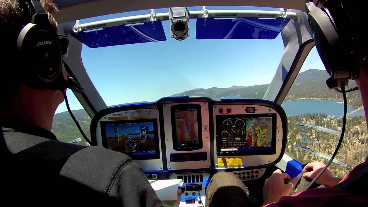 Landing Big Bear Lake California
