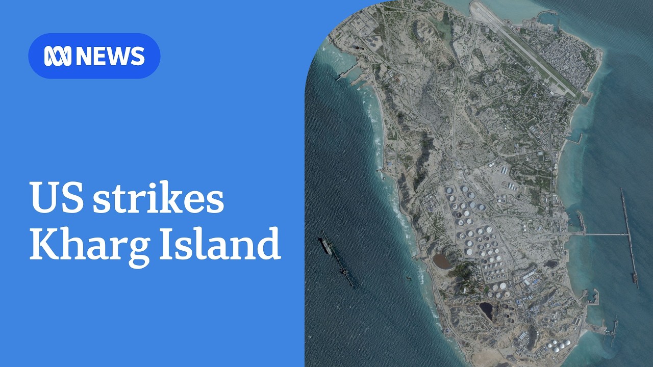 Trump says US destroys Iran's military defenses on Kharg Island | ABC NEWS