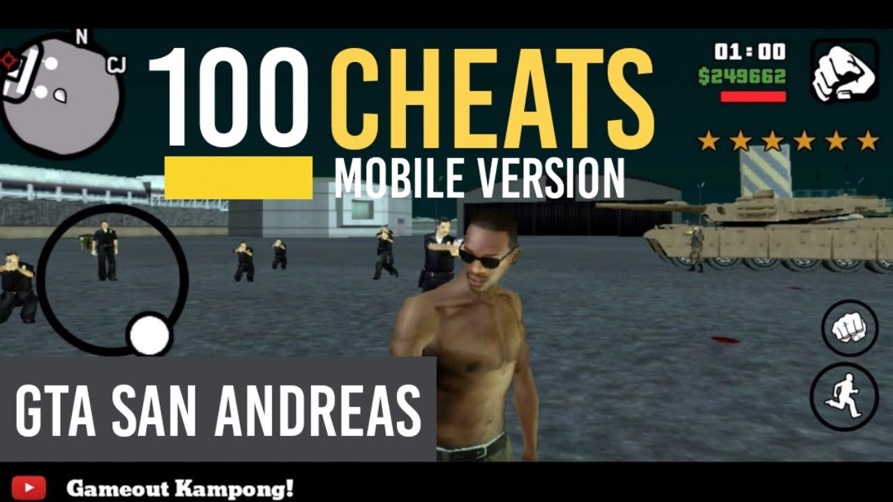 100 Kode Cheats Gta SA Android + Tutorial
