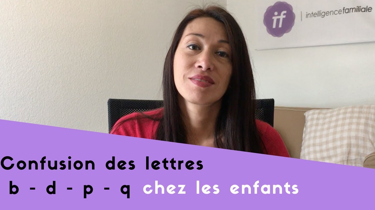 Aider les enfants avec les lettres b, d, p, q