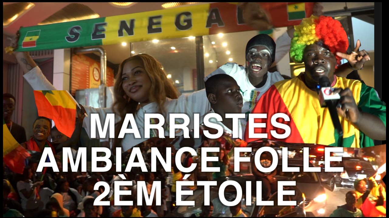 Finale, Ambiance folle aux Marristes , Deuxième étoile du Sénégal
