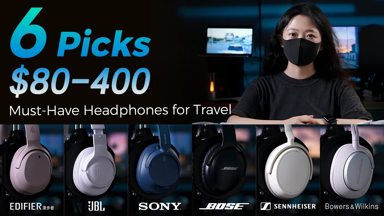 Your Must-Have Headphones for Travel? (No Ads Testing) Edifier/JBL/Sony/Bose/Sennheiser/B & W