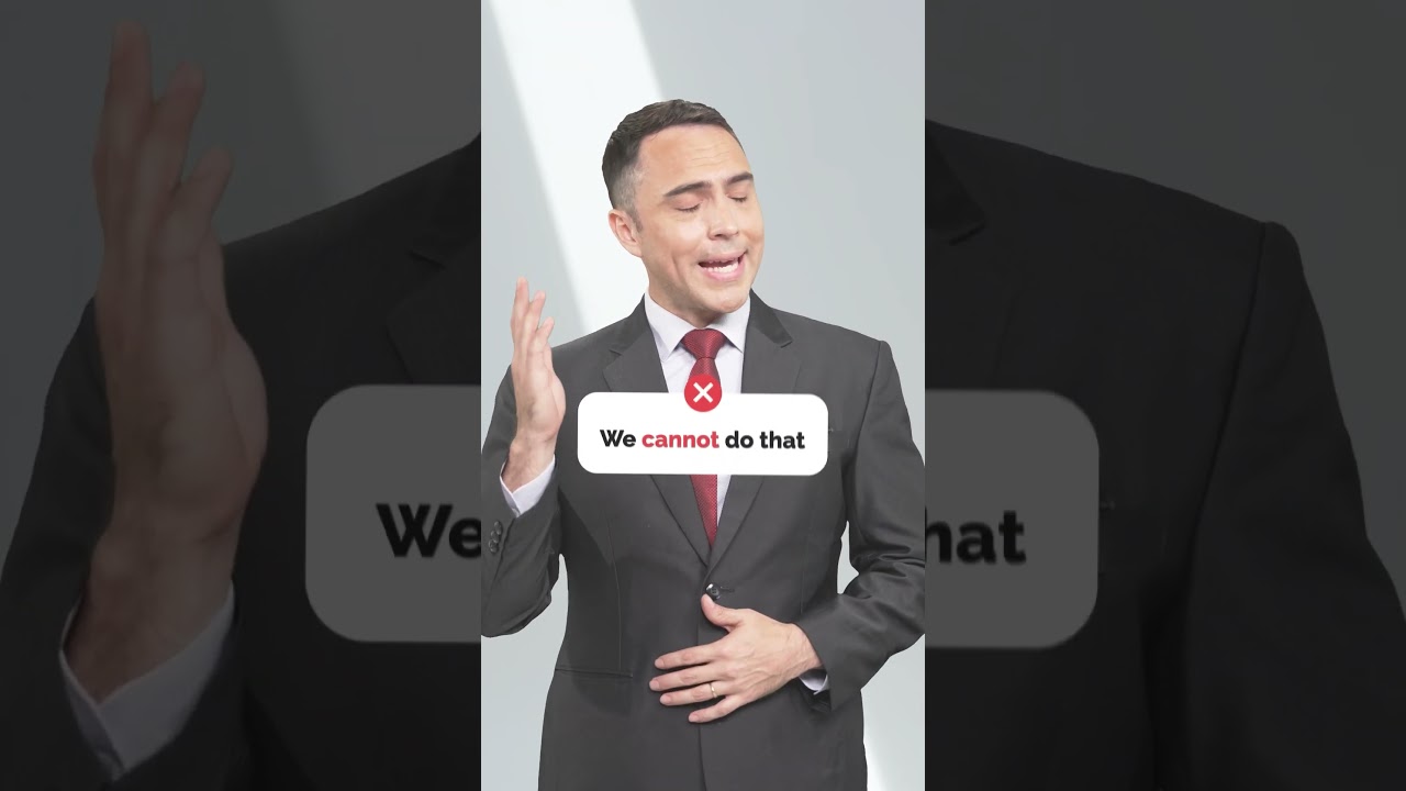 Avoid being rude with diplomatic speech! #learnenglish with #fluentjoy #shorts. #inglesonline