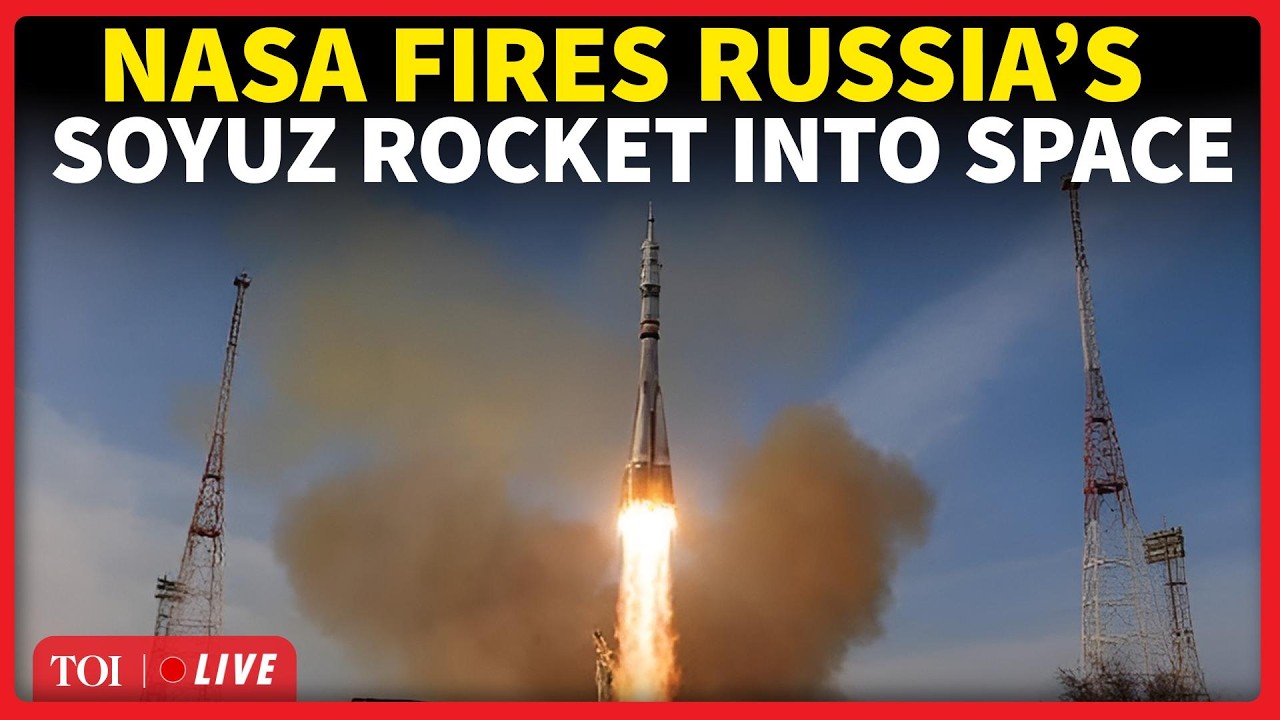 NASA LAUNCH LIVE | Russia&rsquo;s Soyuz Rocket Launches Anil Menon Into Space Station; Artemis Link Out